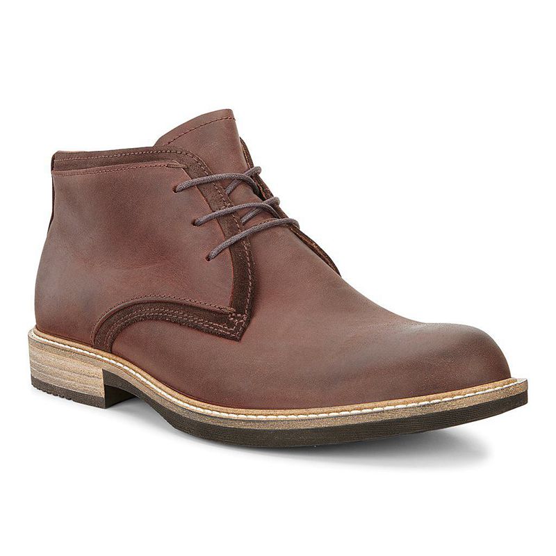 Botines Ankle Boots Ecco Kenton Para Hombre,Marrones,198204-VPJ